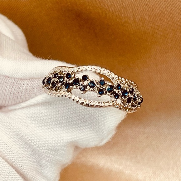 ✨✨✨_ 2x$60_ 925 Sterling Silver CZ Band Ring - Picture 16 of 16